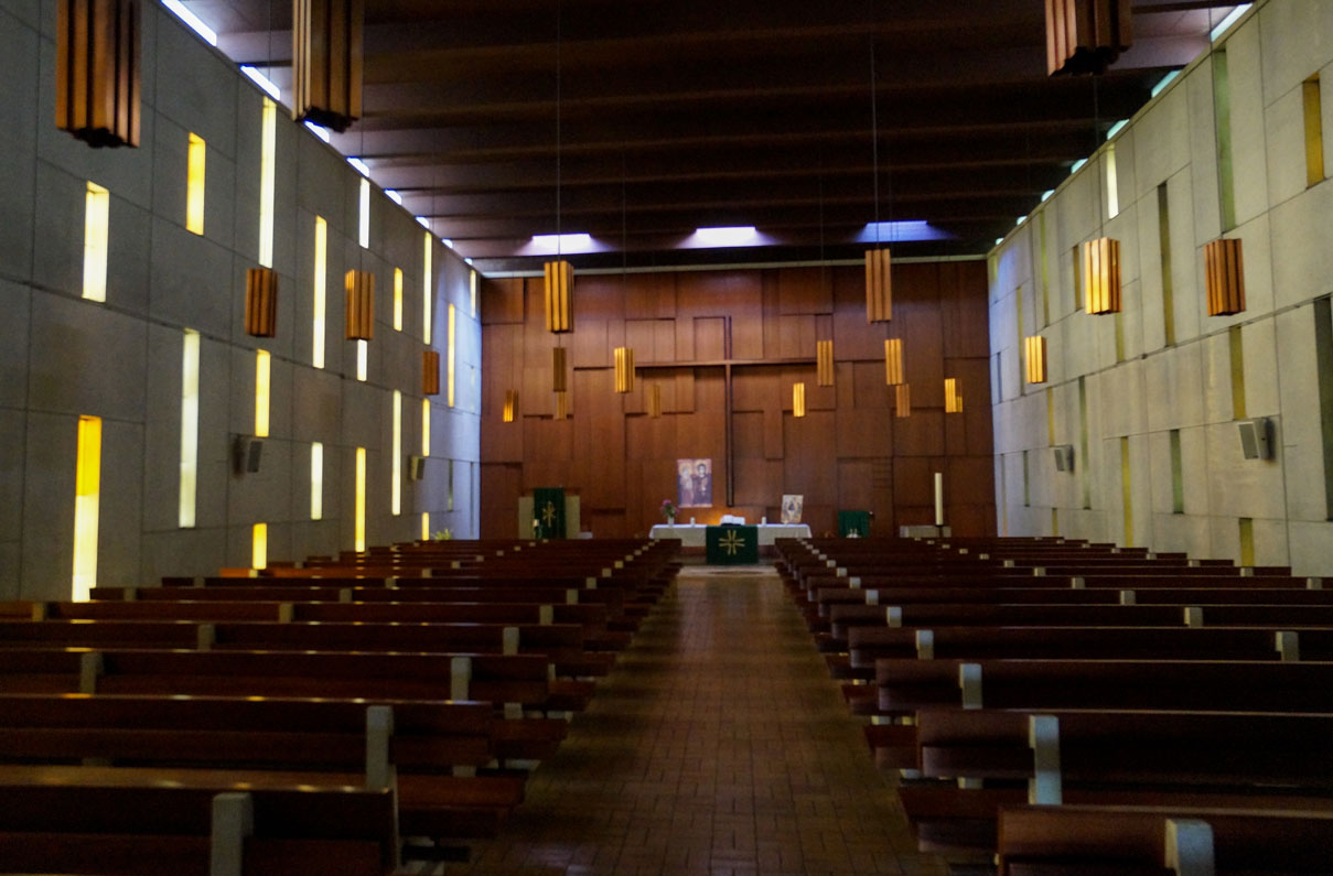 Temple de Montriond - Lausanne - Suisse - Architecture : Jean-Pierre Cahen - 1964