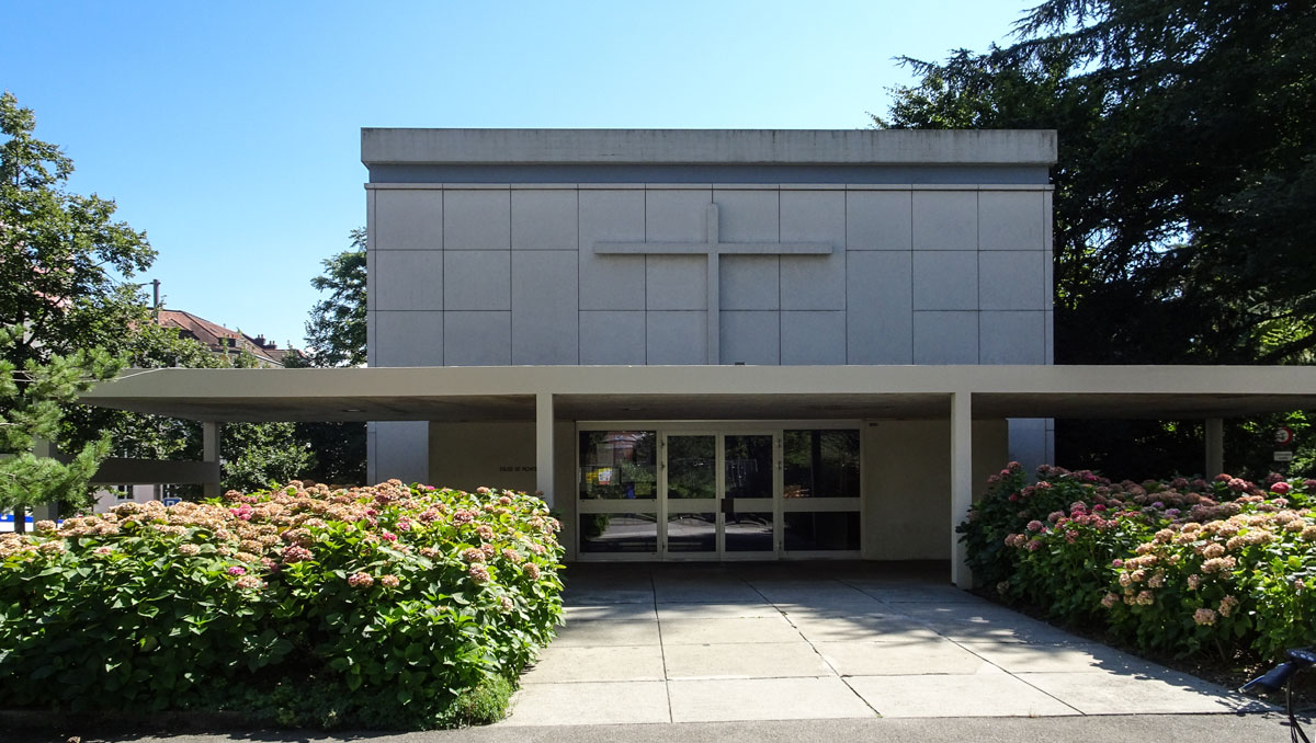 Temple de Montriond - Lausanne - Suisse - Architecture : Jean-Pierre Cahen - 1964