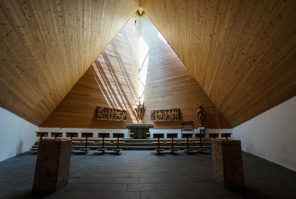 Axamer Lizum Kapelle - Autriche  - Chapelle contemporaine - Contemporary chapel - Moderne Kapelle