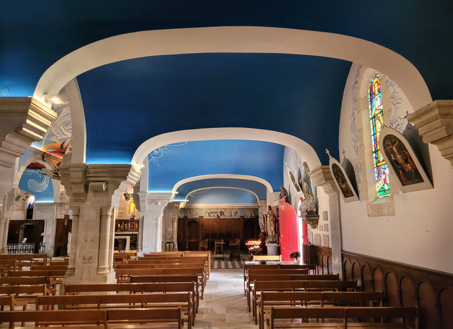 Eglise Sainte Madeleine - Chatelaillon-Plage - France - Artiste : Amaury Dubois 2020