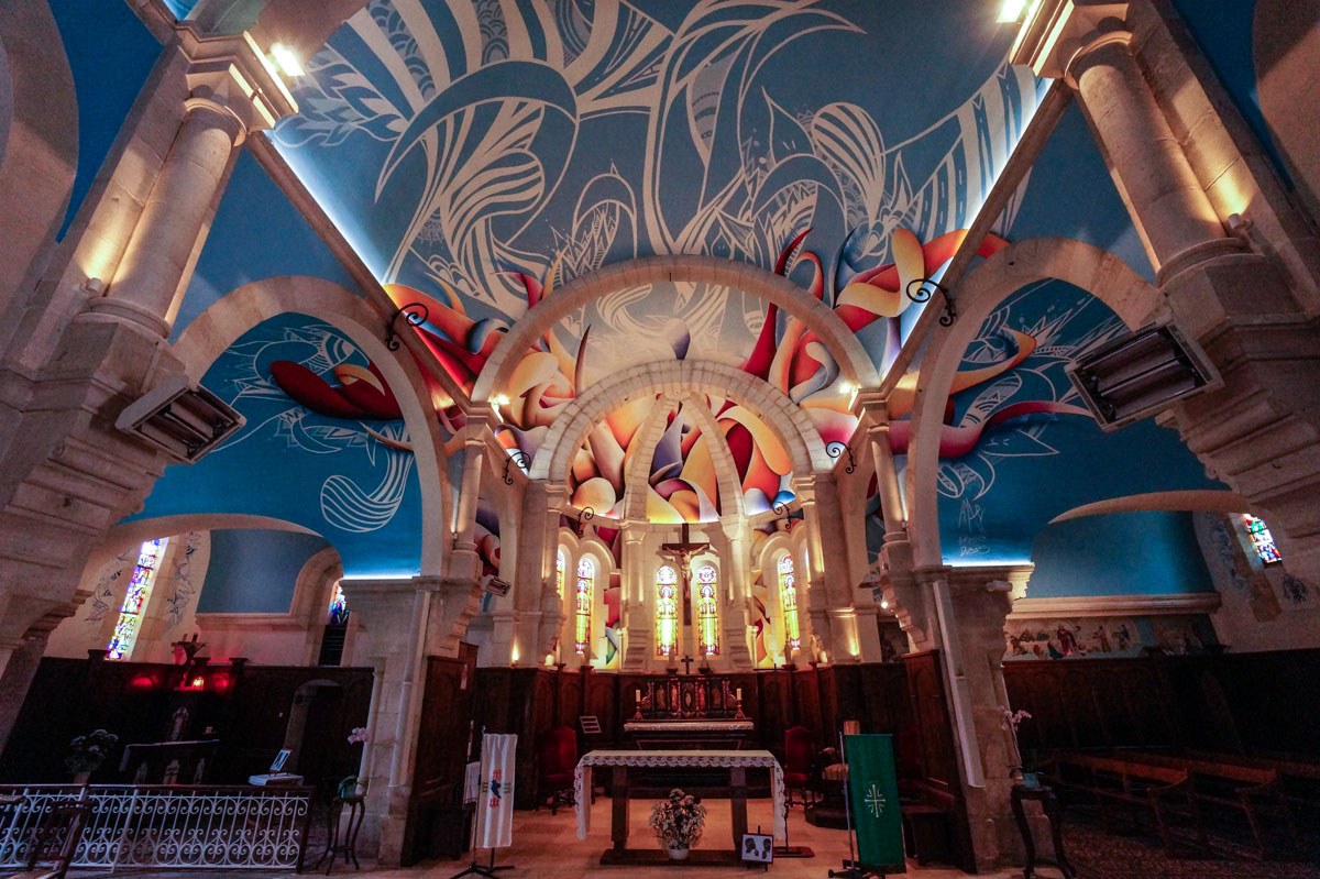 Eglise Sainte Madeleine - Chatelaillon-Plage - France - Artiste : Amaury Dubois 2020