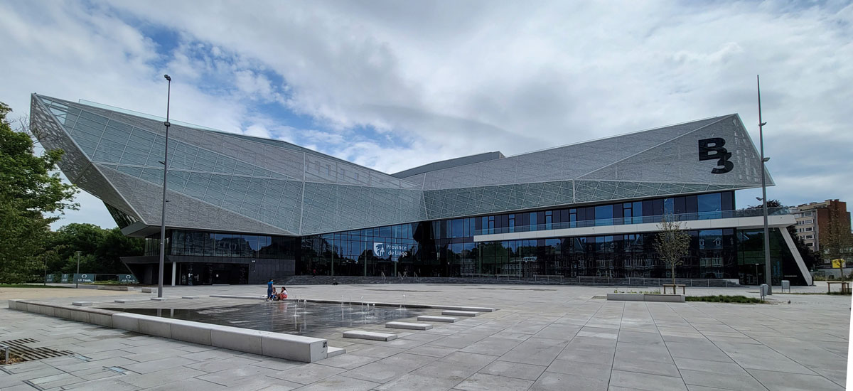 'B3' Bibliothèque des Chiroux Province de Liège - Liège- Belgique - Architecture : Alain Warichet - Inaugurée en juin 2023