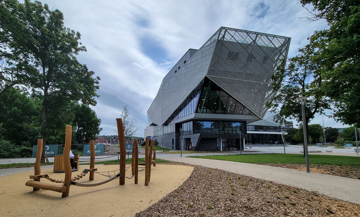 'B3' Bibliothèque des Chiroux Province de Liège - Liège- Belgique - Architecture : Alain Warichet - Inaugurée en juin 2023