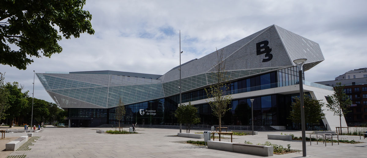 'B3' Bibliothèque des Chiroux Province de Liège - Liège- Belgique - Architecture : Alain Warichet - Inaugurée en juin 2023
