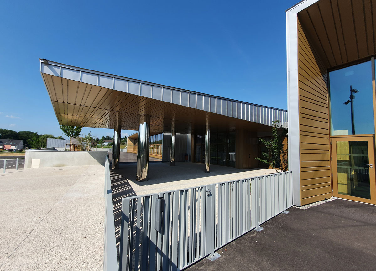"Les Coquelicots" groupe scolaire et périscolaire de Michelbach-Le-Bas et Ranspach-Le-Bas - Architecture: IDEAA