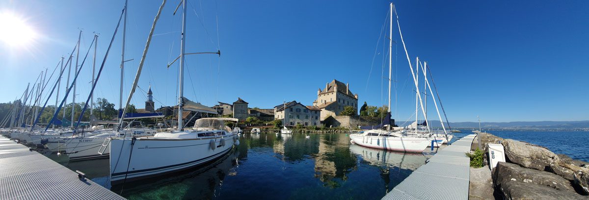 Yvoire - Cité médiévale au bord du lac Léman - Haute-Savoie - France