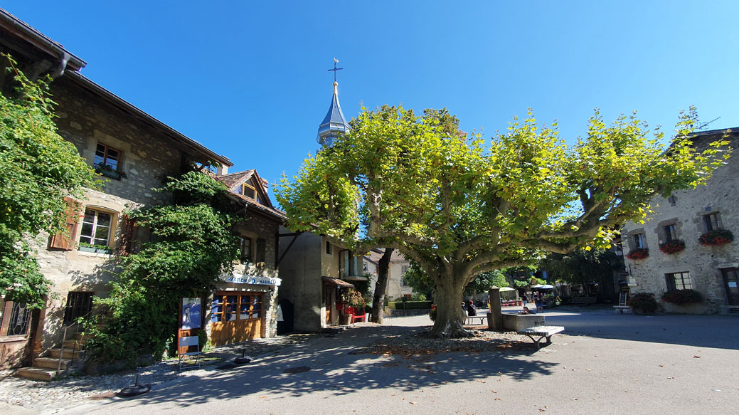 Yvoire - Cité médiévale au bord du lac Léman - Haute-Savoie - France