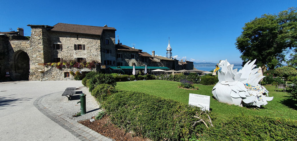 Yvoire - Cité médiévale au bord du lac Léman - Haute-Savoie - France