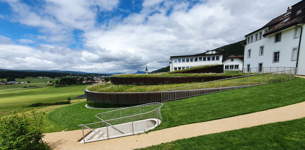 Musée Atelier de la Manufacture horlogère Audemars Piguet - Le Brassus - Suisse - Architecture: Bjarke Ingels 2020